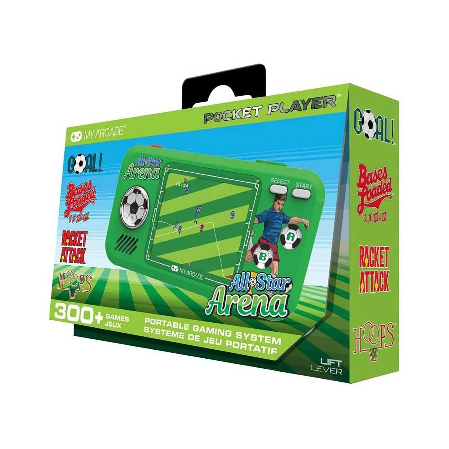 Foto 4 | Juego Deportivo Portátil My Arcade All Star Arena Pocket Player - Venta Internacional.