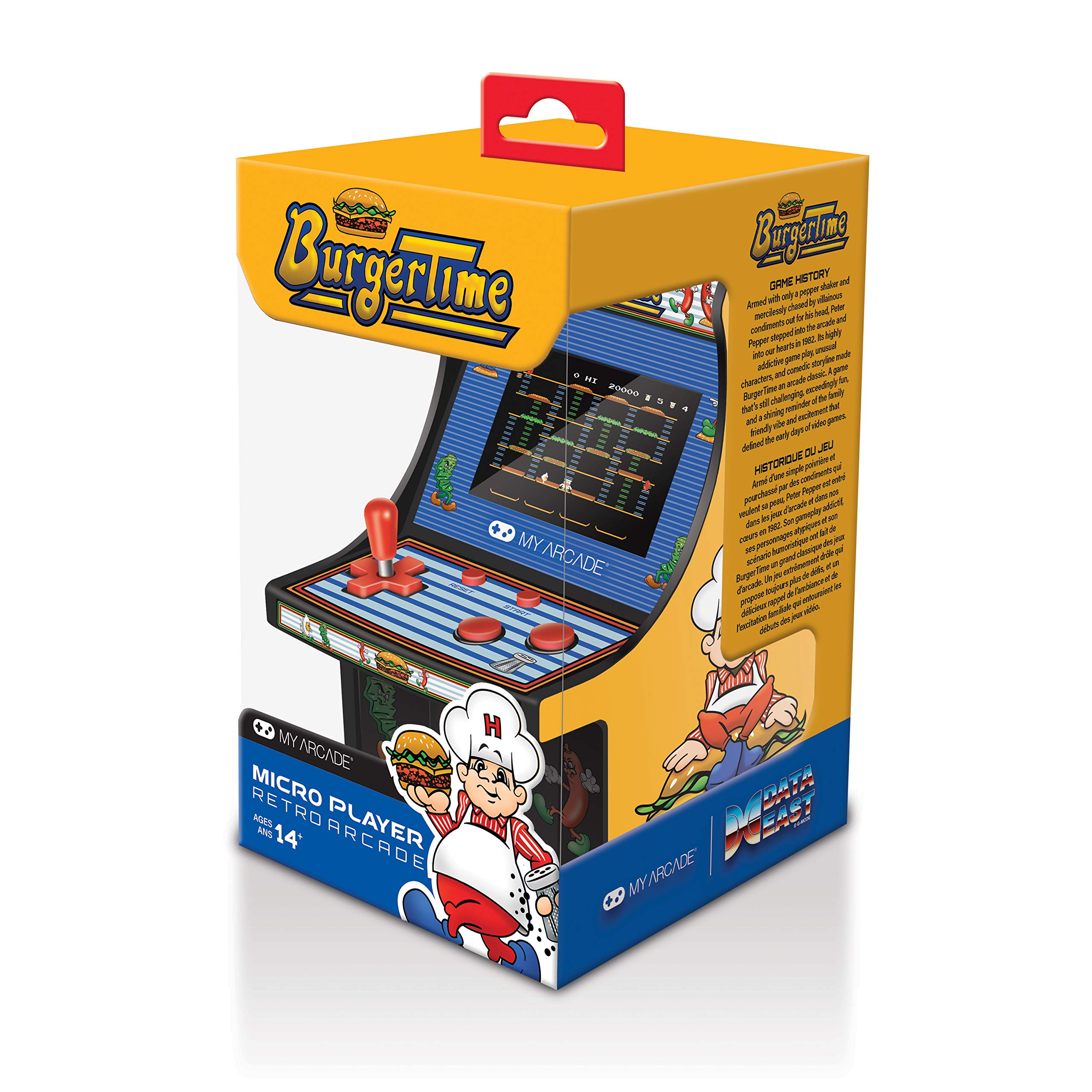 Foto 2 pulgar | Mini Máquina Recreativa My Arcade Burgertime Microplayer - Venta Internacional.