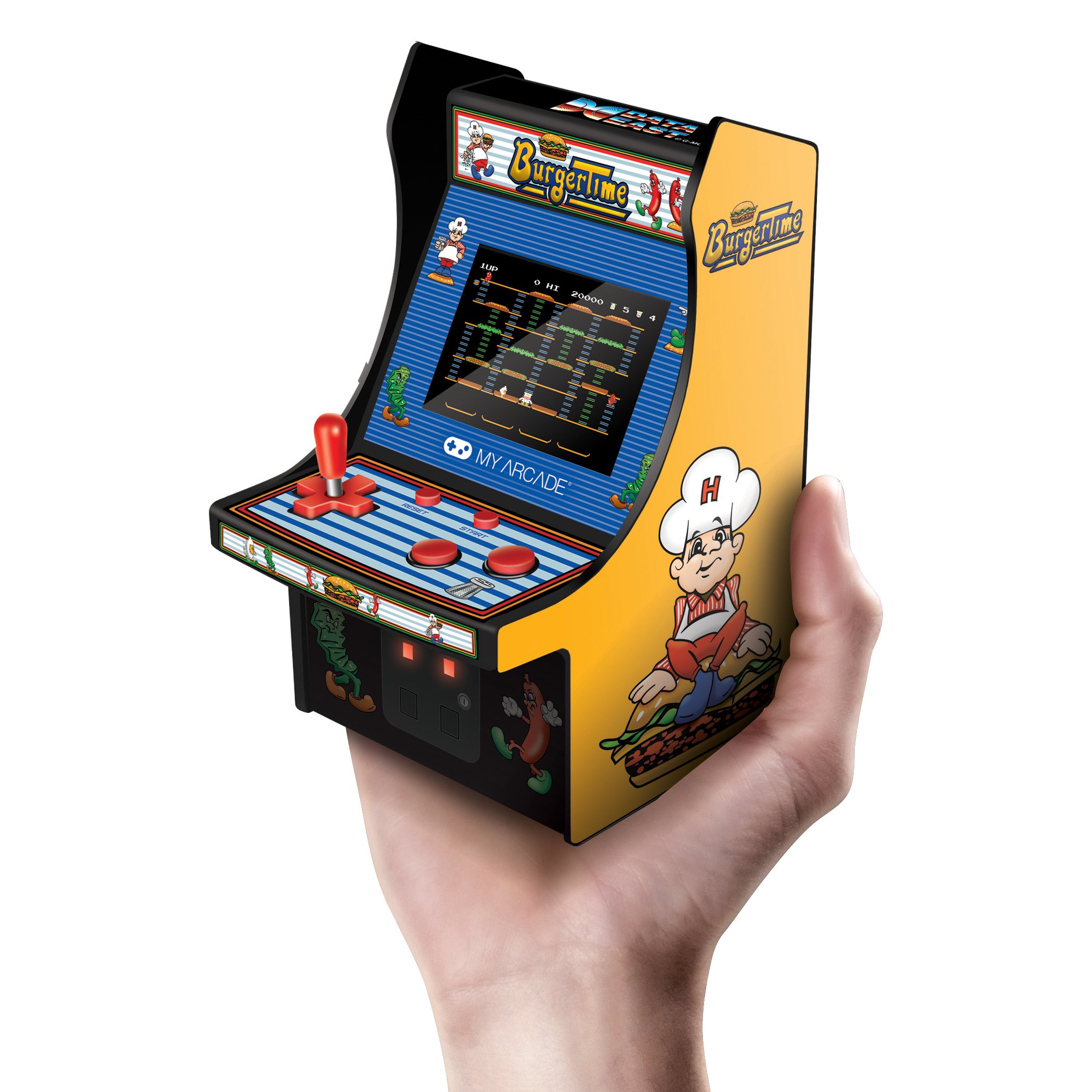 Foto 7 pulgar | Mini Máquina Recreativa My Arcade Burgertime Microplayer - Venta Internacional.