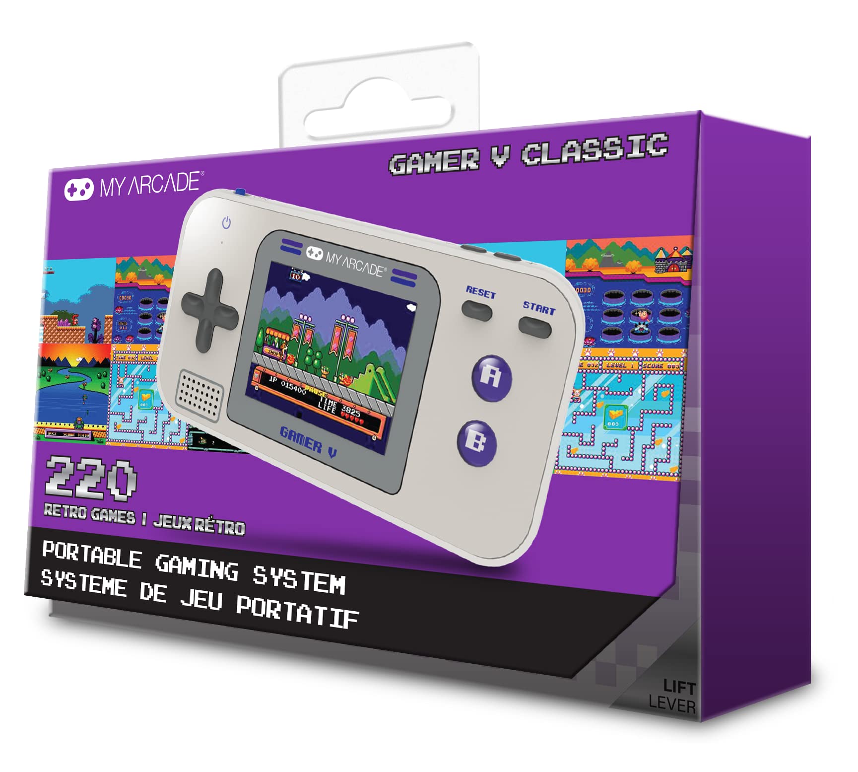Foto 5 pulgar | Sistema De Juego Portátil My Arcade Gamer V Classic Purple - Venta Internacional.