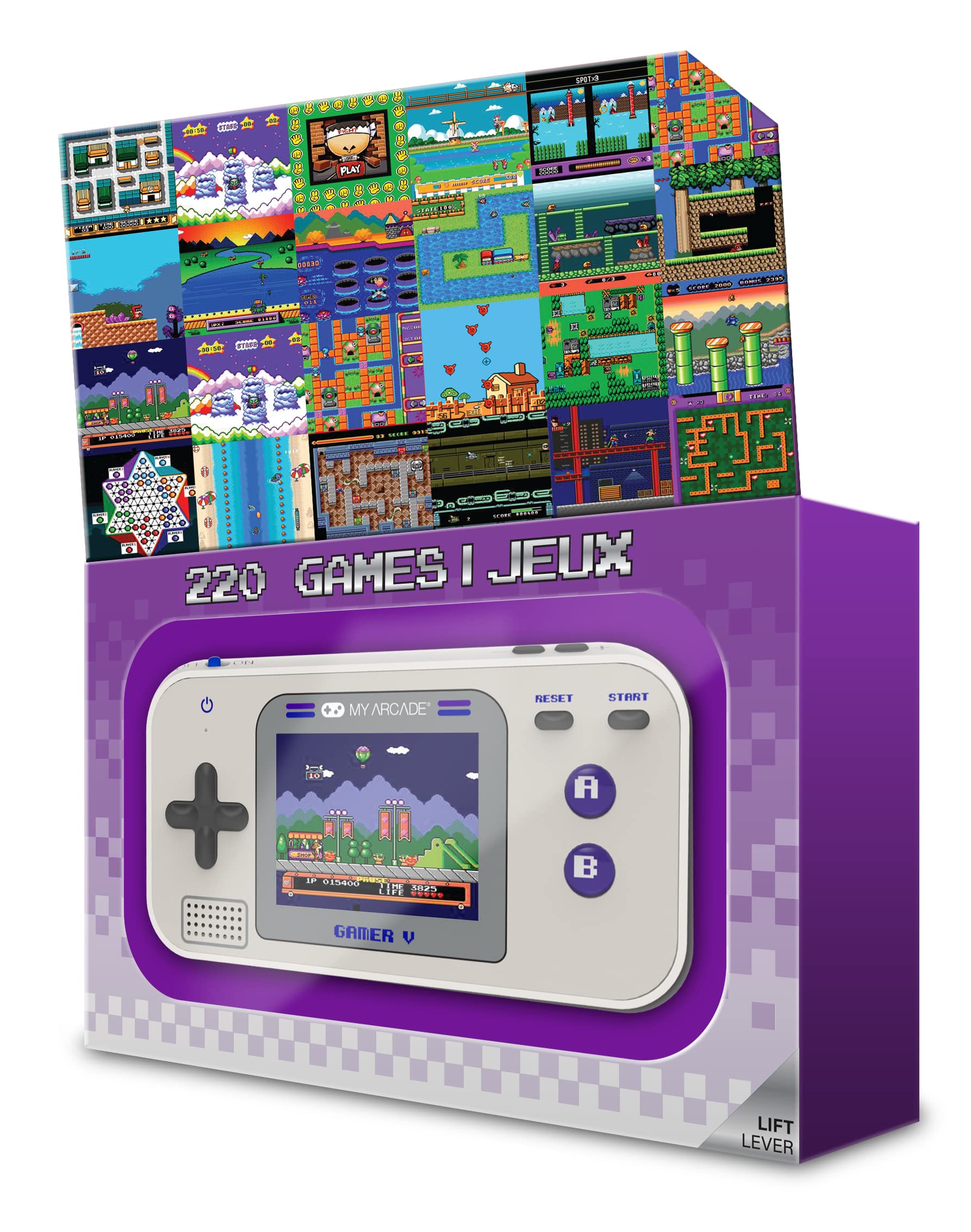 Foto 6 pulgar | Sistema De Juego Portátil My Arcade Gamer V Classic Purple - Venta Internacional.