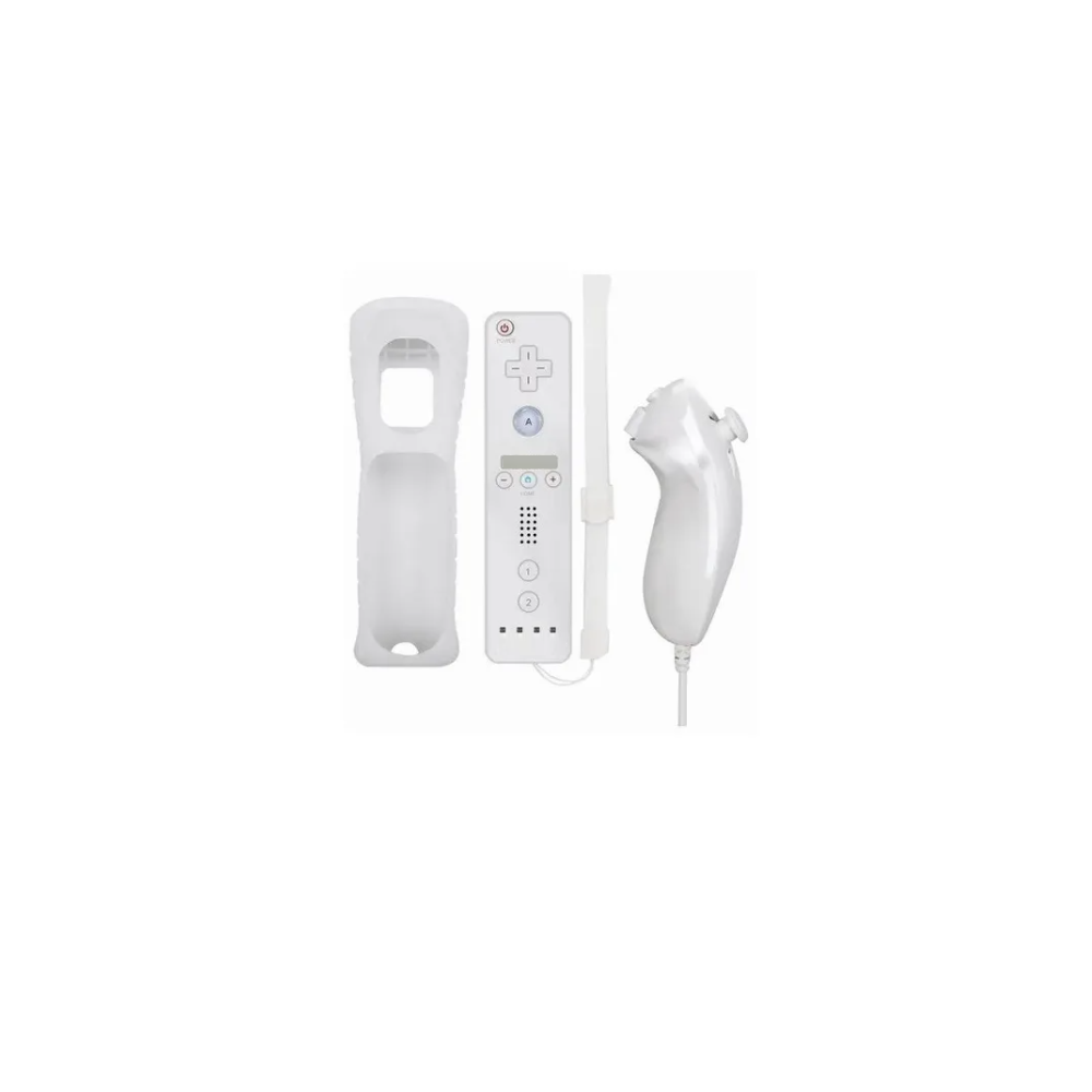 Mando A Distancia 2 En 1 para Nintendo Wii Malubero color Blanco