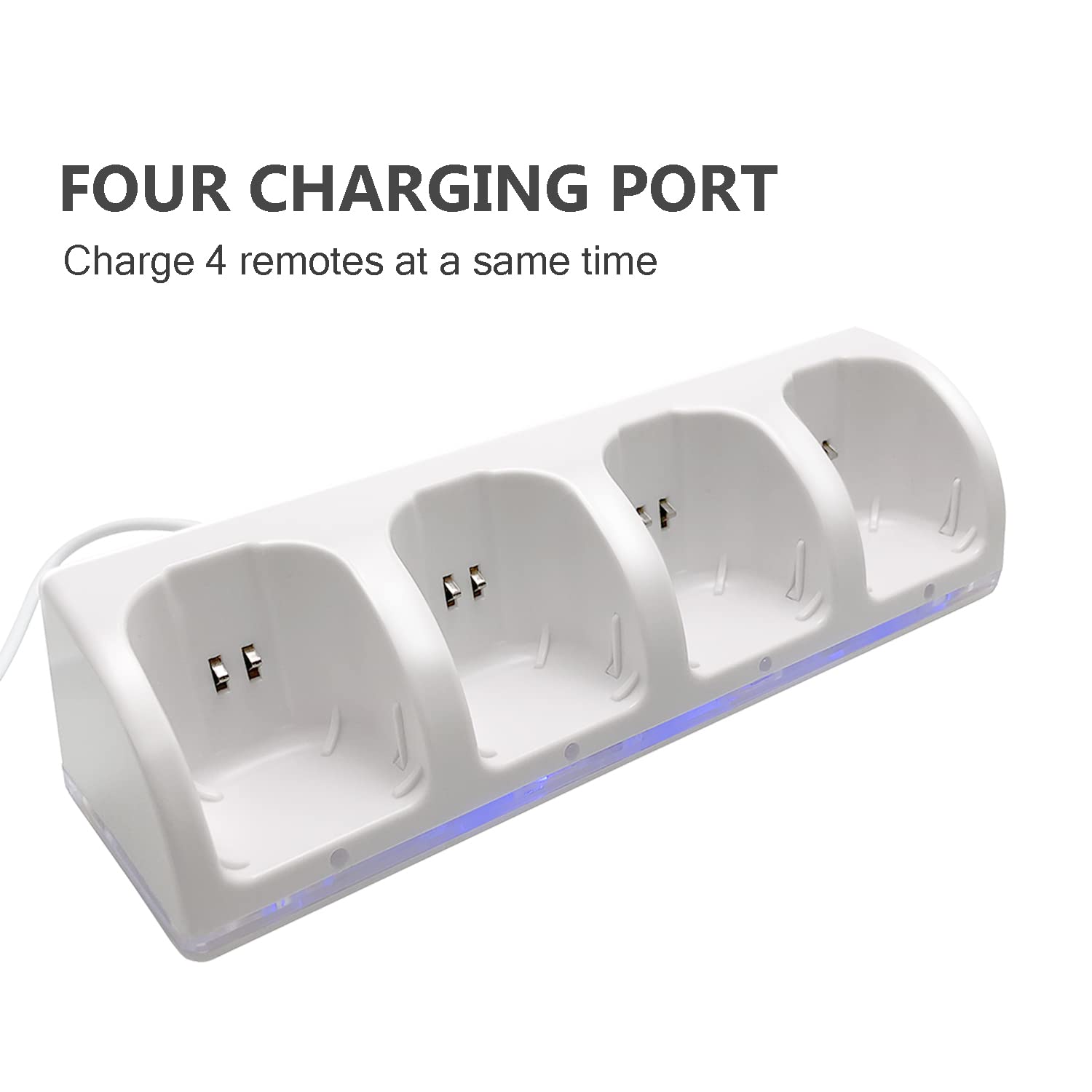 Foto 4 pulgar | Estación De Carga Natno 4 En 1 Para Mando A Distancia Wii Y Wii U - Venta Internacional.