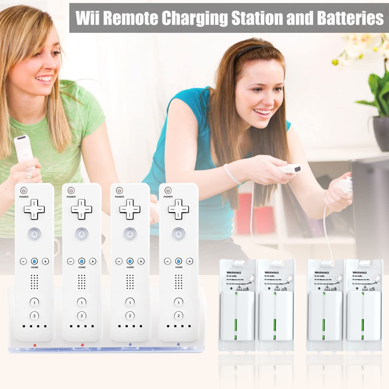 Foto 5 | Estación De Carga Natno 4 En 1 Para Mando A Distancia Wii Y Wii U - Venta Internacional.