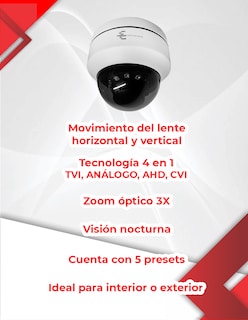 Foto 2 | Cámara Secucore Ah25z color Blanco