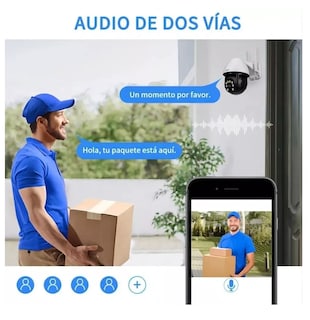 Foto 4 | Cámara de Seguridad Belug 3mp Ultra Hd color Blanco