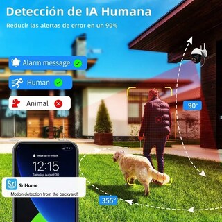 Foto 5 | Cámara de Seguridad Belug 3mp Ultra Hd color Blanco