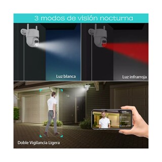 Foto 4 | Cámara de Seguridad Eo Safe Imports ESI-6872 color Blanco