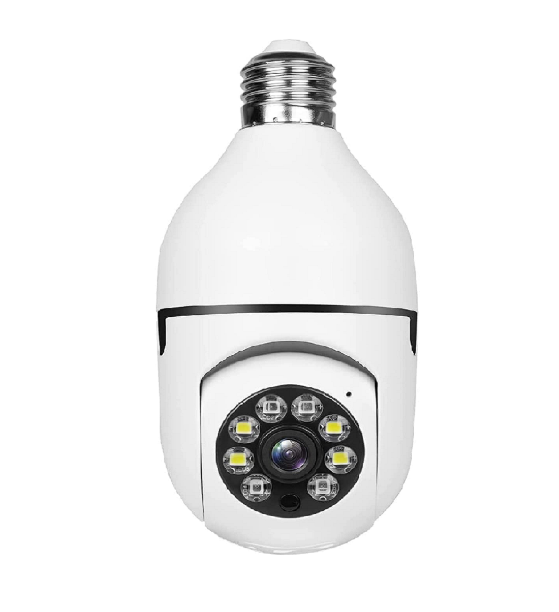 Foto 2 pulgar | Cámara de Seguridad Foco Hd 1080p Wifi Exterior/Interior360º Eo Safe Imports Esi-6884 color Blanco