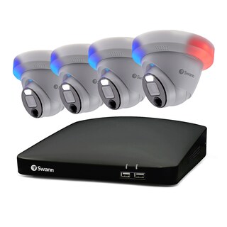 Foto 2 | Sistema De Seguridad 4 Camaras Dvr 11tb Swann Full Hd 1800p