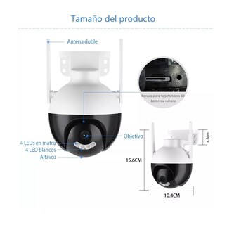 Foto 2 | Cámara de Seguridad Belug 4MP con Visión Nocturna IP66