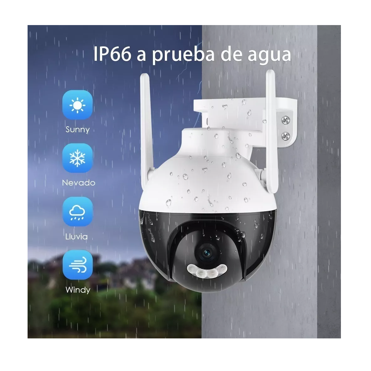 Foto 6 pulgar | Cámara de Seguridad Belug 4MP con Visión Nocturna IP66