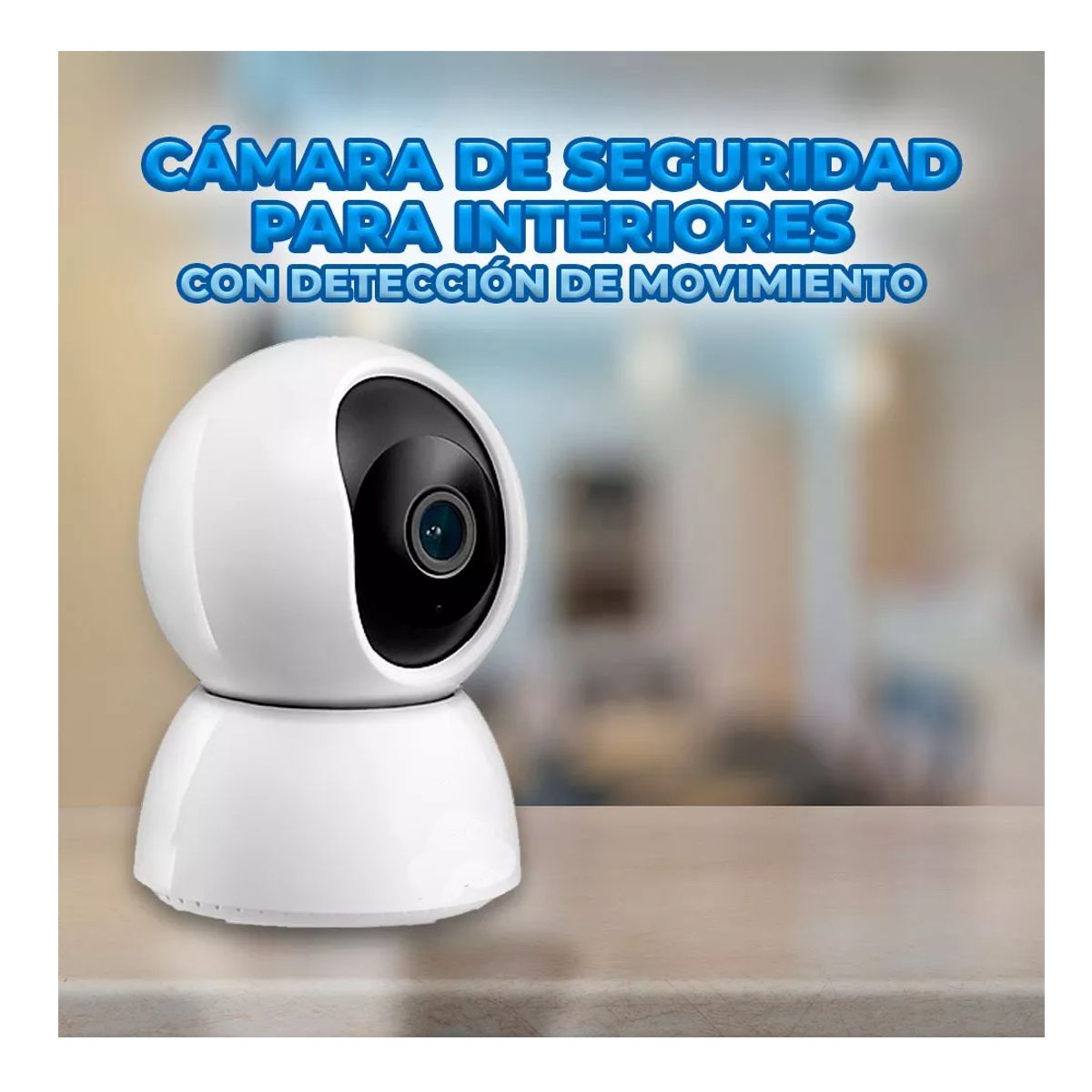 Foto 5 pulgar | Camara De Seguridad Ip Wifi 2.4ghz 3mpx Compatible Con Alexa Elegate Blanca