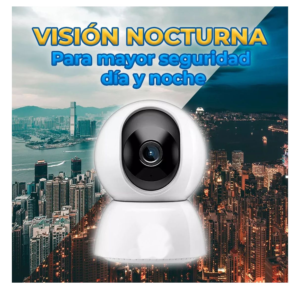 Foto 7 pulgar | Camara De Seguridad Ip Wifi 2.4ghz 3mpx Compatible Con Alexa Elegate Blanca