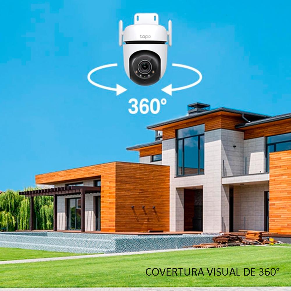 Foto 2 | Camara De Seguridad Wifi Tp-link Tapo C520ws 4mp Exterior 2k Qhd 2.4ghz Giro 360 Vision Nocturna Color Blanco