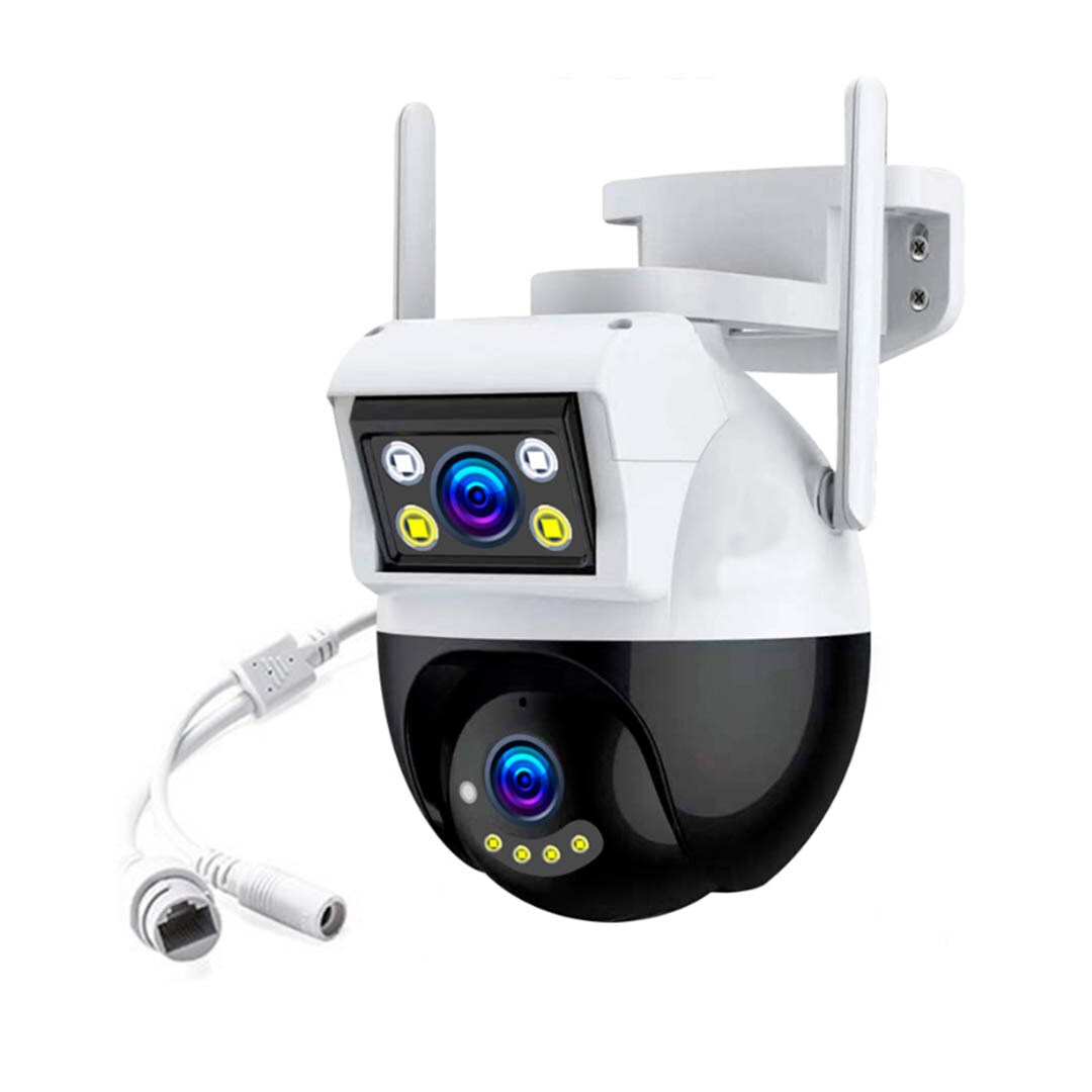 Cámara De Seguridad Ip 2k De 4mp para Exteriores Impermeable Con Wifi $989