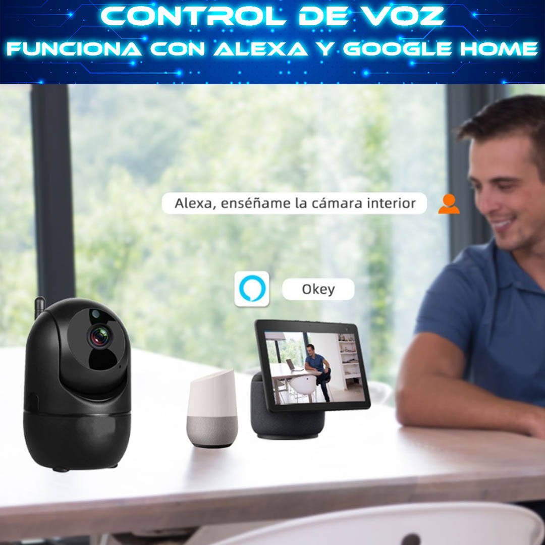 Foto 6 pulgar | Cámara De Seguridad Ip 5g Wifi 1080p Compatible con Alexa