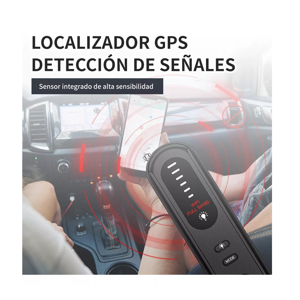 Foto 4 pulgar | Detector De Cámara Gps Escaneo Ubicación Eo Safe Imports Esi-15364 Negro