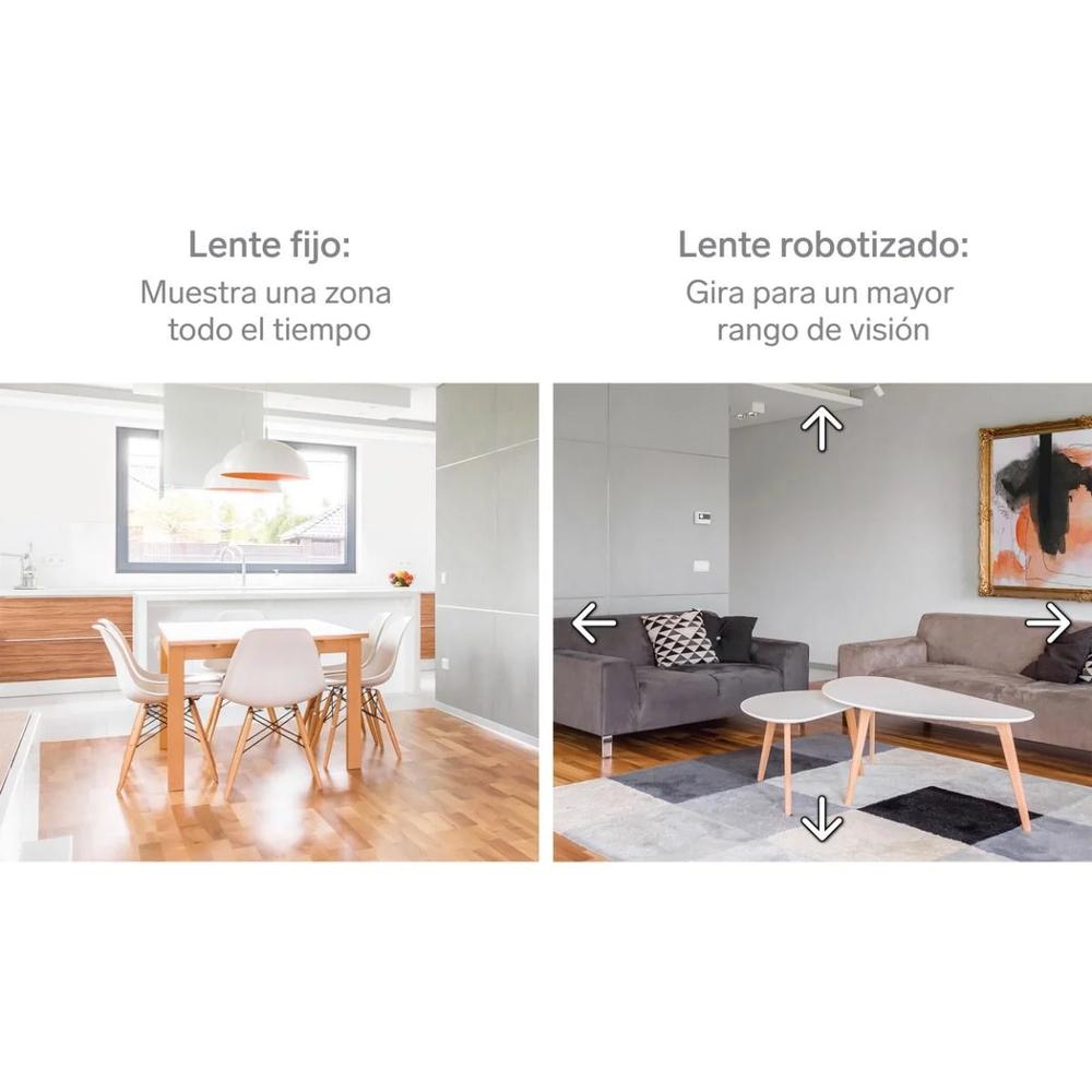Foto 3 | 2 Cámaras De Seguridad Wi-fi De Doble Lente 2 Mpx Robotizadas Con Seguidor De Movimiento