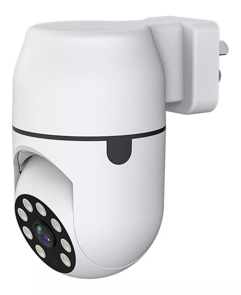 Camara Seguridad Fralugio Wifi Ptz 1080p 360° Nocturna Plug