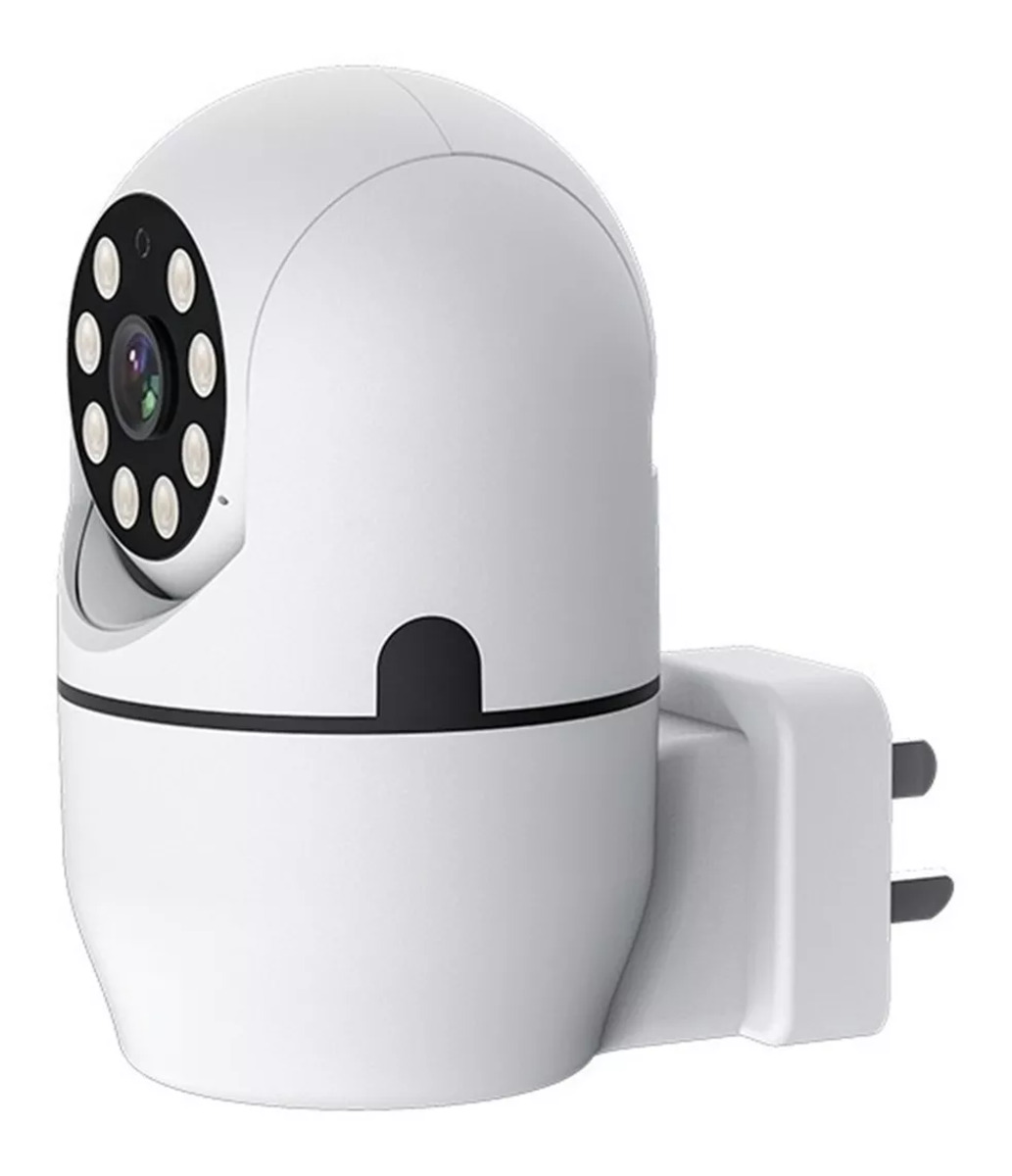 Foto 4 pulgar | Camara Seguridad Fralugio Wifi Ptz 1080p 360° Nocturna Plug