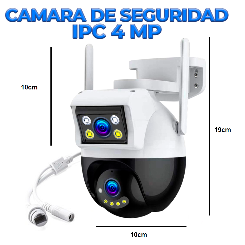 Foto 6 | Camara De Seguridad Wifi Exterior Impermeable Full Hd Multiangulo 1080p Con Vision Nocturna