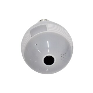 Foto 2 | Cámara De Vigilancia Panorámica 360° Tipo Foco Con Wifi