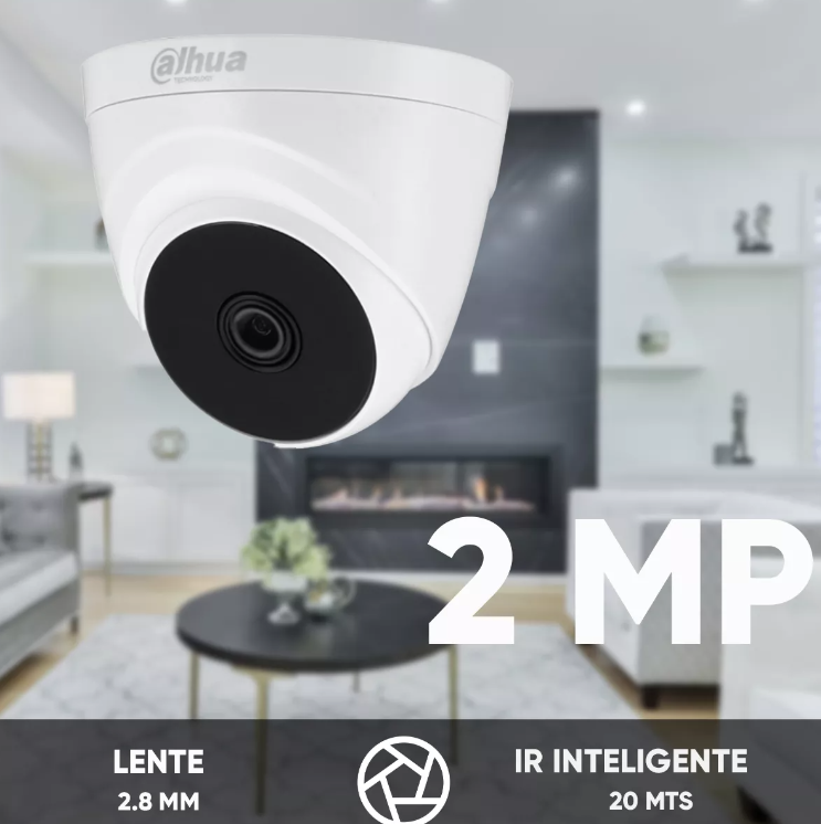 Foto 3 pulgar | Camara Cctv Dh-hac-t1a21n-28 Color Blanco Lente De 2.8mm 103 Grados De Apertura Ir Inteligente De 20mts Uso Interio