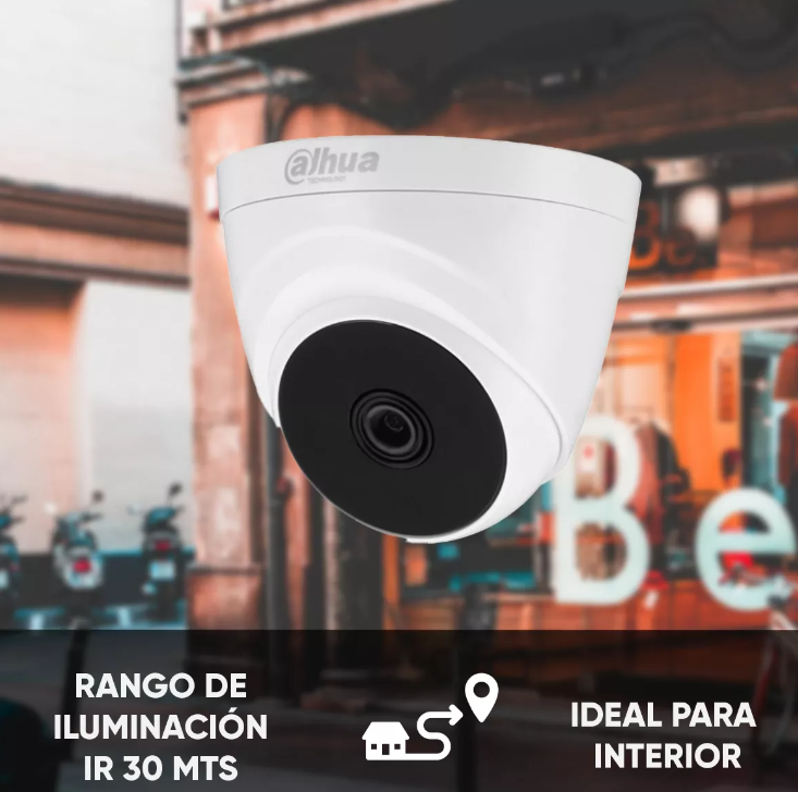 Foto 5 pulgar | Camara Cctv Dh-hac-t1a21n-28 Color Blanco Lente De 2.8mm 103 Grados De Apertura Ir Inteligente De 20mts Uso Interio