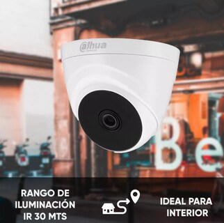 Foto 4 | Camara Cctv Dh-hac-t1a21n-28 Color Blanco Lente De 2.8mm 103 Grados De Apertura Ir Inteligente De 20mts Uso Interio