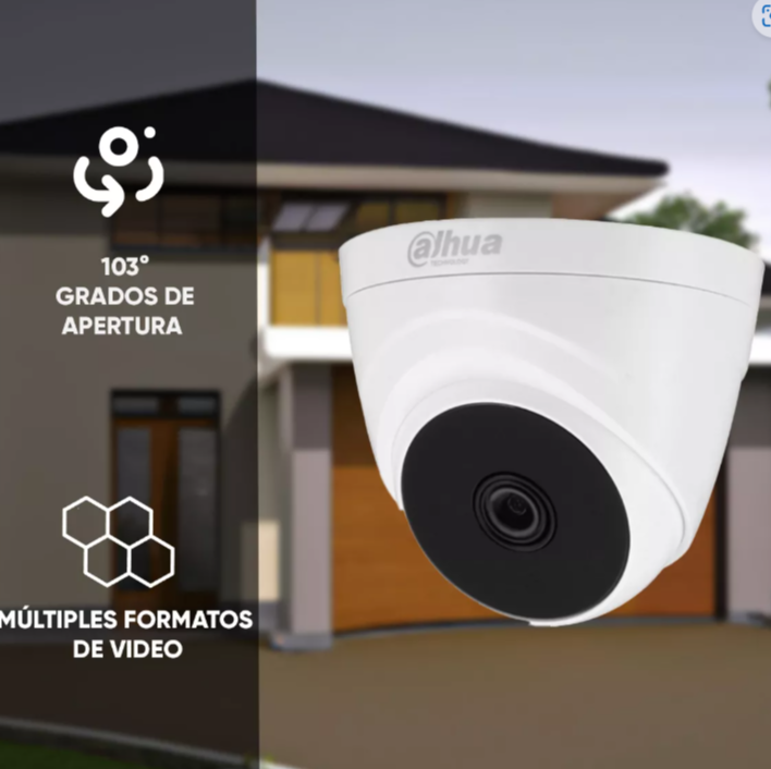 Foto 6 pulgar | Camara Cctv Dh-hac-t1a21n-28 Color Blanco Lente De 2.8mm 103 Grados De Apertura Ir Inteligente De 20mts Uso Interio