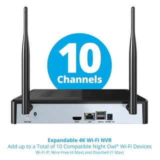 Foto 5 | Sistema De Cámaras De Seguridad Night Owl De 10 Canales Con 3 Cámaras Hd De 1080p - Venta Internacional.