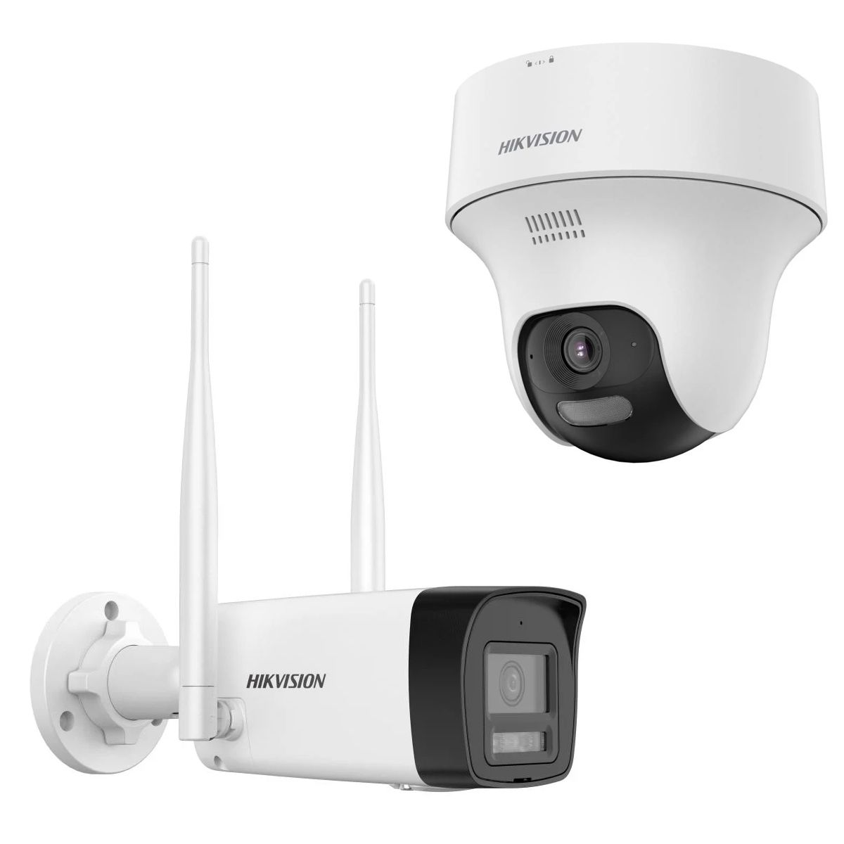 Foto 3 | Hikvision Kit Ip Inalámbrico 2 Megapíxel Nvs 4 Canales Incluye 2 Camaras