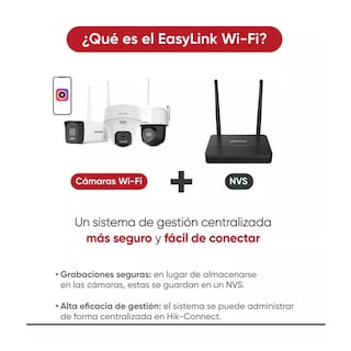 Foto 5 | Hikvision Kit Ip Inalámbrico 2 Megapíxel Nvs 4 Canales Incluye 2 Camaras