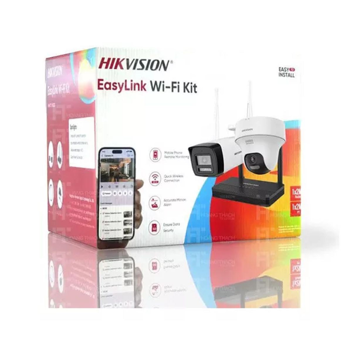 Foto 7 | Hikvision Kit Ip Inalámbrico 2 Megapíxel Nvs 4 Canales Incluye 2 Camaras