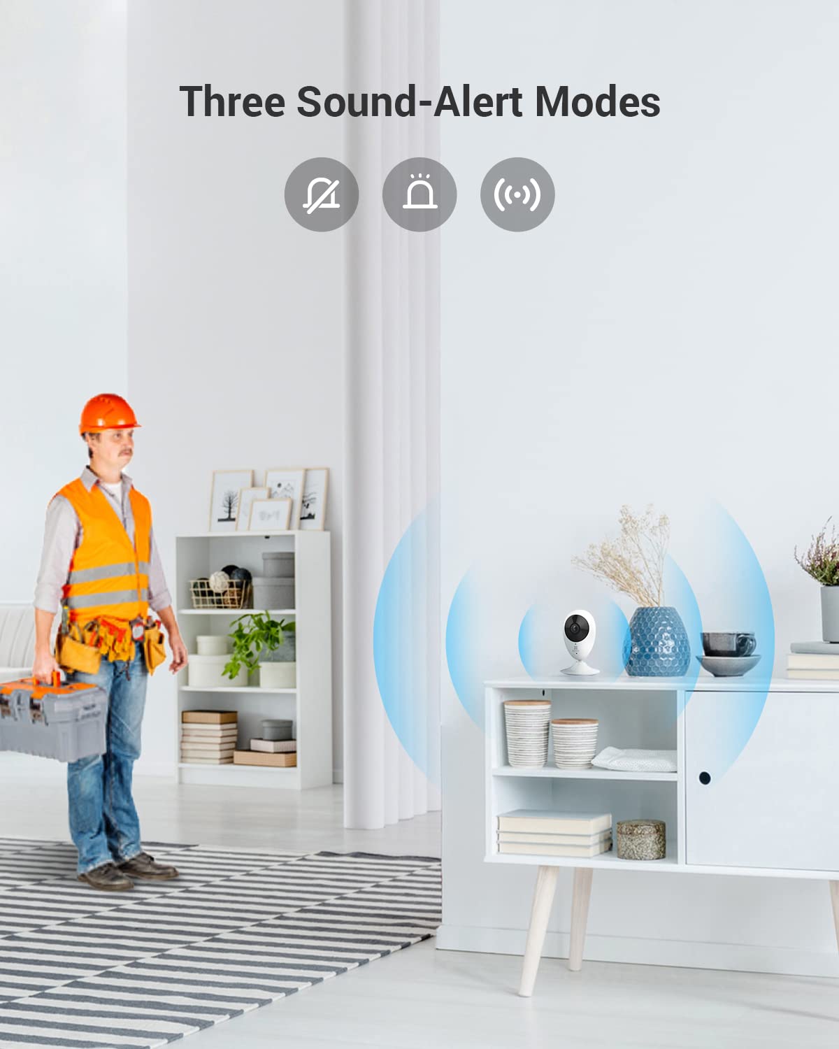 Foto 4 | Cámara De Seguridad Ezviz C2c Para Interiores 1080p Con Alerta De Movimiento Y Visión Nocturna - Venta Internacional.
