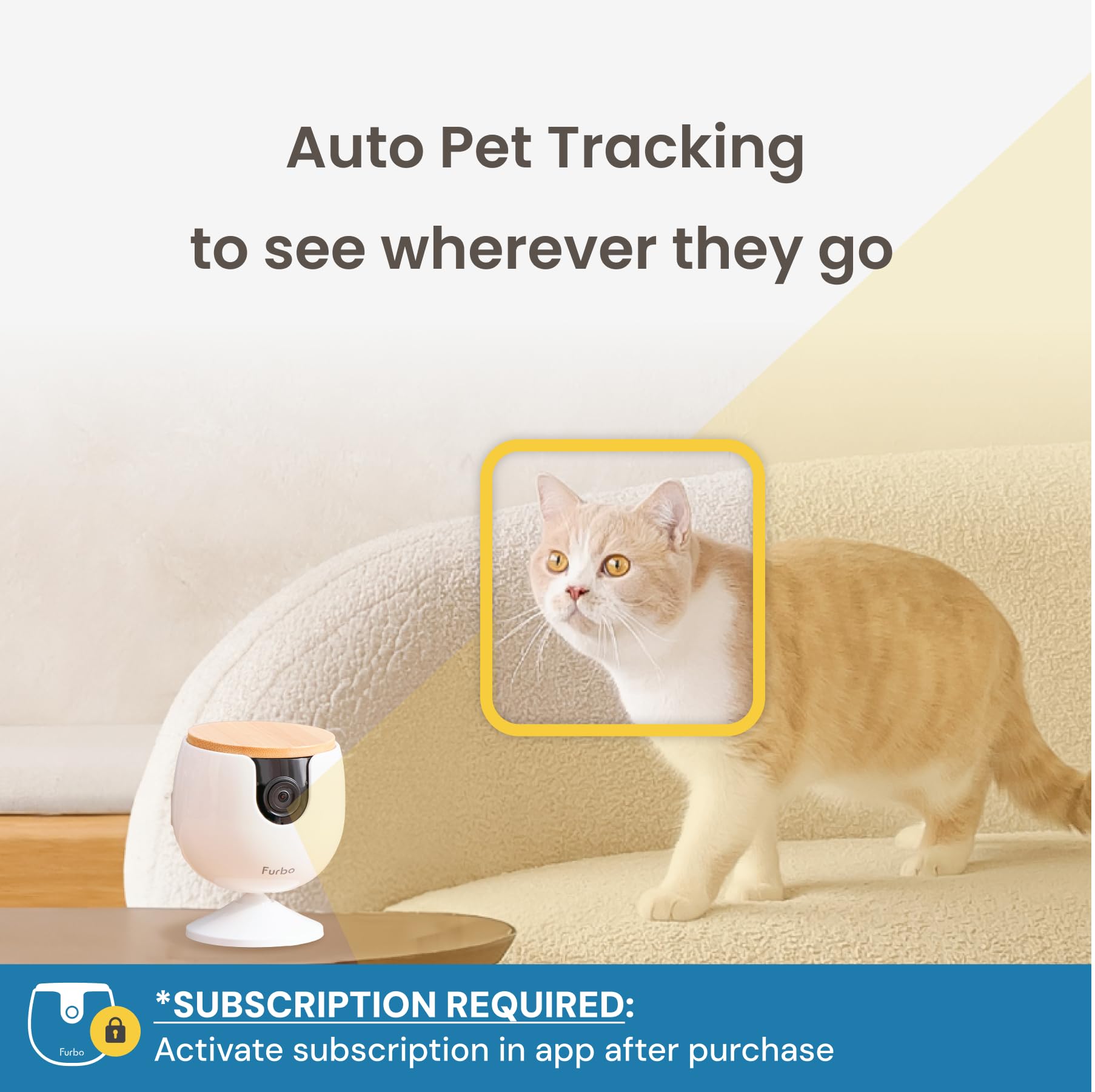 Foto 7 pulgar | Cámara Para Mascotas Furbo Mini New + Nanny Bundle Con Home Security - Venta Internacional.