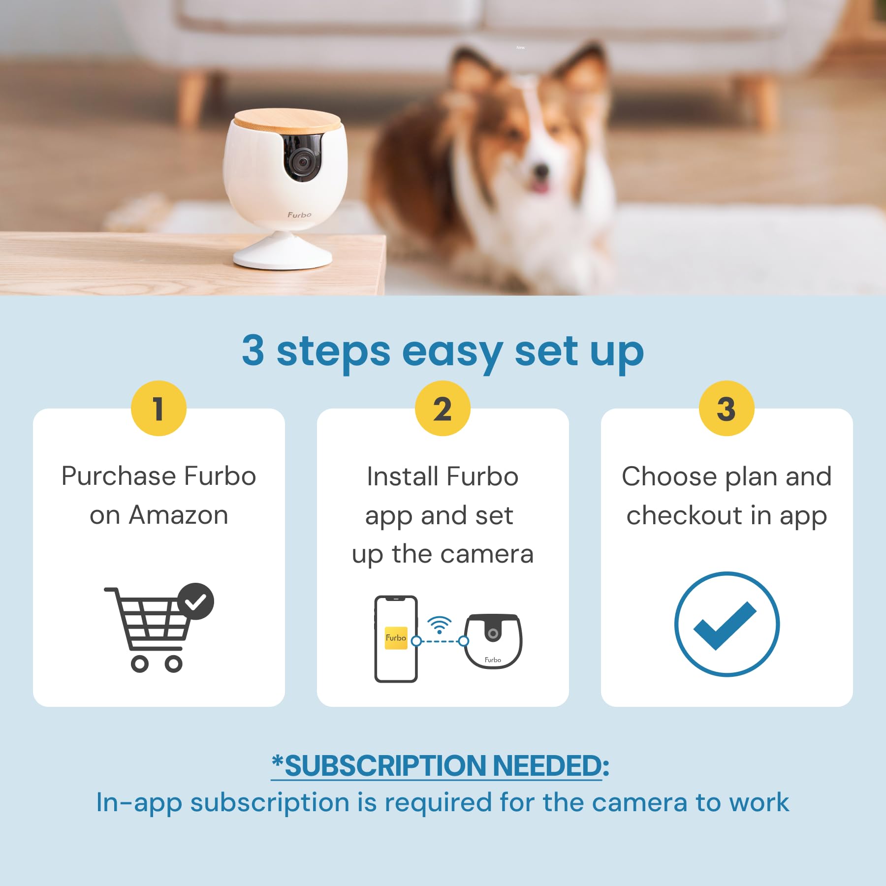 Foto 8 pulgar | Cámara Para Mascotas Furbo Mini New + Nanny Bundle Con Home Security - Venta Internacional.
