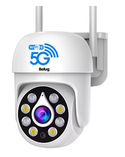 Foto 1 | Cámara Inalámbricas Wifi Cámara Seguridad 5mp Belug, Blanco