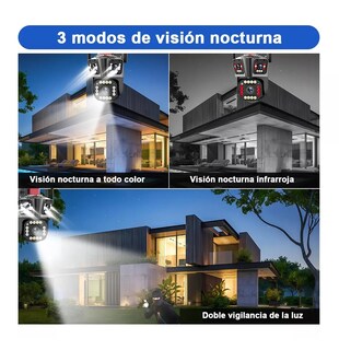 Foto 3 | Cámara De Vigilancia Belug De 8mp Con 3 Pantallas Y Zoom 10x Alexa Negra
