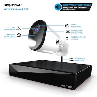 Foto 2 | Sistema De Cámara De Seguridad Night Owl 12 Canales Dvr 2k Hd 8 Con Cable - Venta Internacional.