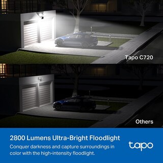 Foto 3 | Camara De Vigilancia Tp-link Tapo C720 Con Reflector Inteligente 2k Qhd 4mp Wi-fi Ia Alarma