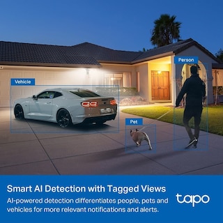 Foto 6 | Camara De Vigilancia Tp-link Tapo C720 Con Reflector Inteligente 2k Qhd 4mp Wi-fi Ia Alarma