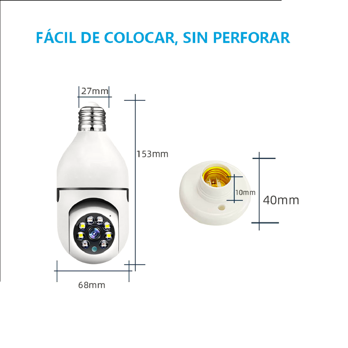 Foto 6 pulgar | Cámara de Seguridad Prodotty con Micrófono