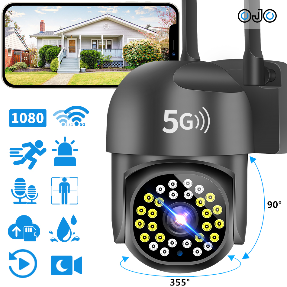 Foto 2 pulgar | Ojo® 4mp Cámaras De Seguridad Wifi De 360° Visión 5g/2.4g