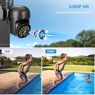 Foto 2 | Ojo® 4mp Cámaras De Seguridad Wifi De 360° Visión 5g/2.4g