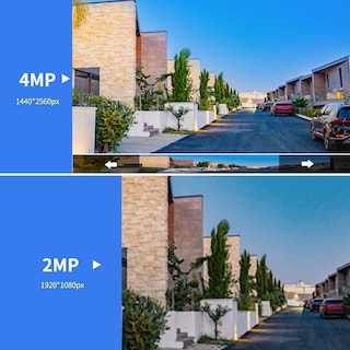 Foto 6 | Cámara de seguridad 2NLF 4MP Full HD WiFi con panel solar color blanco