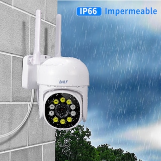 Foto 7 | Cámara De Seguridad 2nlf® Wifi Exterior Con Led Alarma