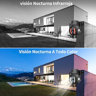 Foto 3 | 2NLF® 58BK 4MP Cámara Seguridad Wifi Dual Lente Autofocus Zoom Óptico 15x