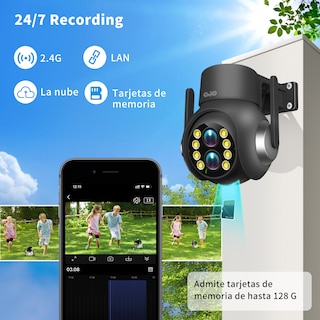 Foto 6 | 2NLF® 58BK 4MP Cámara Seguridad Wifi Dual Lente Autofocus Zoom Óptico 15x